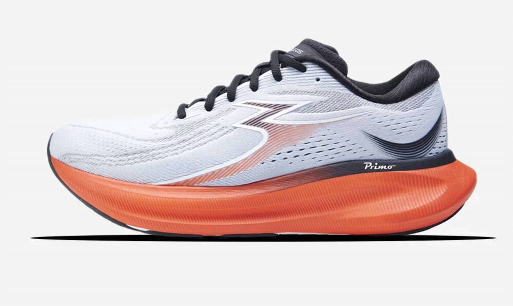 NEW 361 DEGREES men's running shoes in microchip/blaze